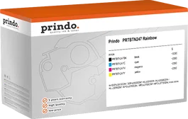 Prindo Rainbow Classic Value Pack Negro, Cian, Magenta y Amarillo