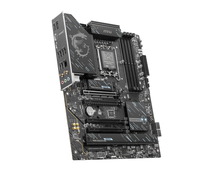 MSI Z890 GAMING WiFi Placa Base Intel Z890 LGA 1851 ATX con Wi-Fi 7, Bluetooth 5.4, DDR5, 2.5GbE, PCIe 5.0, 3x M.2, RAID