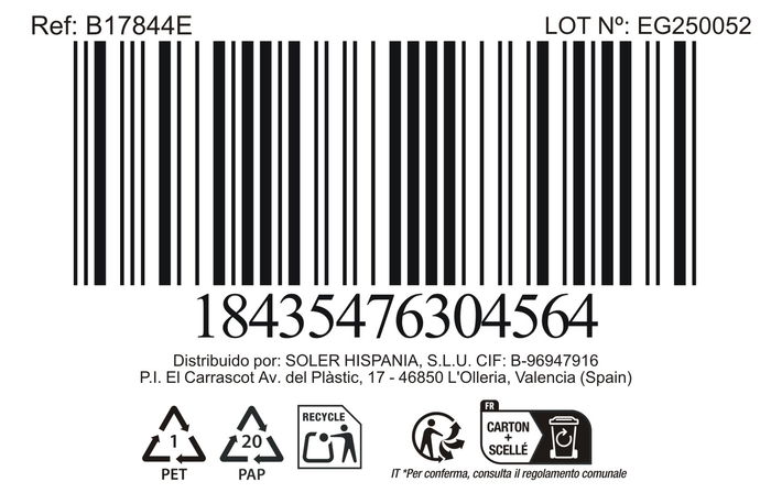 Inde Olla Acero Inoxidable 28 cm (14L) con Tapa "New Neron" (4 Unidades)