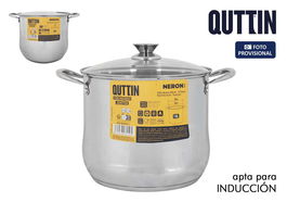 Inde Olla Acero Inoxidable 28 cm (14L) con Tapa "New Neron" (4 Unidades)