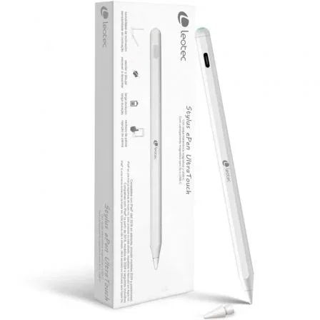 Leotec Epen Ultratouch Stylus iPad 2018 y superior Blanco Carga USB-C Batería 90mAh