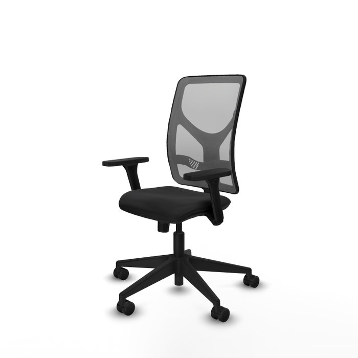 PIQUERAS Y CRESPO Silla de oficina Motilla con Mecanismo Sincro, Negro y Gris PIQUERAS Y CRESPO Silla de oficina Motilla con Mecanismo Sincro, Negro y Gris