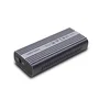 Lindy 43394 Caja Externa para SSD M.2 NVMe PCIe USB 4 (40 Gbit/s) Tipo C, Gris Aluminio