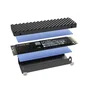 Lindy 43394 Caja Externa para SSD M.2 NVMe PCIe USB 4 (40 Gbit/s) Tipo C, Gris Aluminio