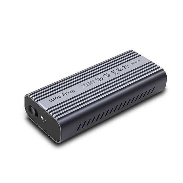 Lindy 43394 Caja externa para unidad de estado sólido SSD NVMe M.2 USB4 Gris