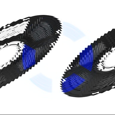 Flashforge Filamento PLA 1.75 mm, Azul, Bobina de 500 Gramos para Impresora 3D