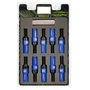 Omp Juego de 20 Tornillos Speed M14x1.5 con Protector Azul