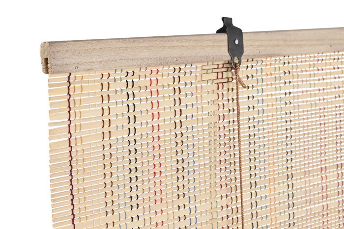 DKD Home Decor Estor Enrollable de Bambú Natural 120x175 cm