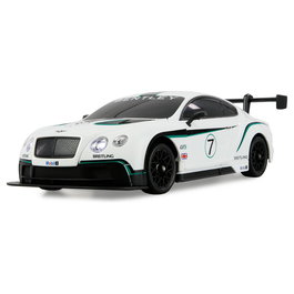 AMEWI Bentley GT3 Coche de Carreras RC Drift a Escala 1:18, Blanco, 2.4 GHz, 20 km/h, 500 mAh, para 6+ Años