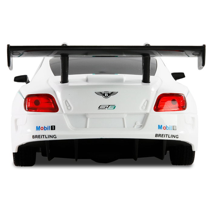 AMEWI Bentley GT3 Coche de Carreras RC Drift a Escala 1:18, Blanco, 2.4 GHz, 20 km/h, 500 mAh, para 6+ Años