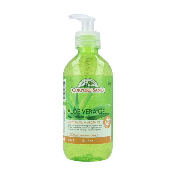 Corpore Sano Gel Aloe Vera 99,9% con Aceite de Argán Bio 300 ml