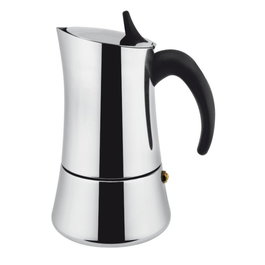 1946 Cafetera Elly 500 ml 9 Tazas Acero Inoxidable 18/10 Apta Inducción