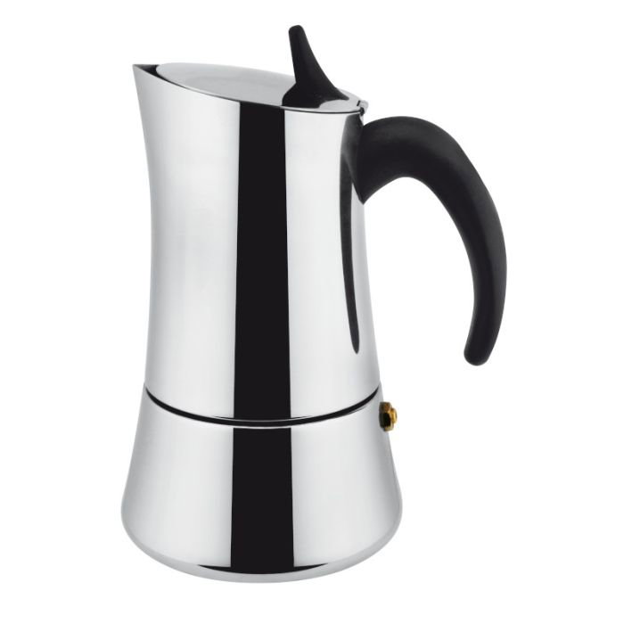 1946 Cafetera Elly 500 ml 9 Tazas Acero Inoxidable 18/10 Apta Inducción 1946 Cafetera Elly 500 ml 9 Tazas Acero Inoxidable 18/10 Apta Inducción