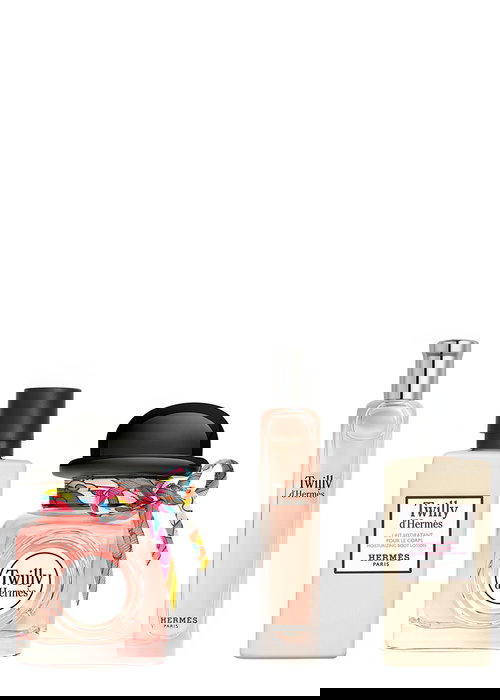 Set Hermes: Twilly d'Hermes, Eau De Parfum, For Women, 50 ml + Twilly d'Hermes, Eau De Parfum, For Women, 15 ml + Twilly d'Hermes, Body Lotion, Body, 40 ml Set Hermes: Twilly d'Hermes, Eau De Parfum, For Women, 50 ml + Twilly d'Hermes, Eau De Parfum, For Women, 15 ml + Twilly d'Hermes, Body Lotion, Body, 40 ml