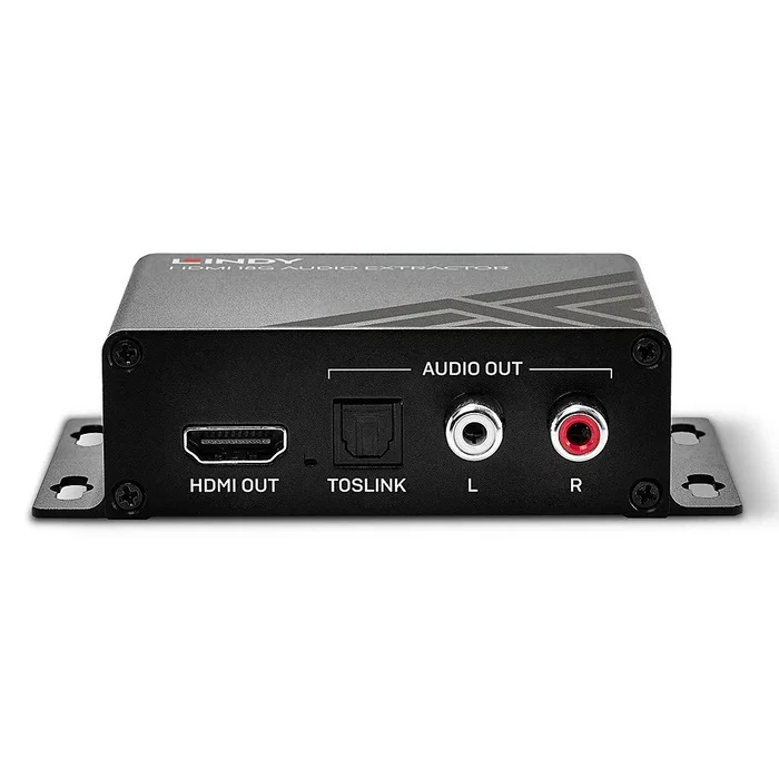 LINDY 38361 Convertidor de Audio HDMI a Óptico y Stereo Negro