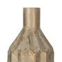 Jarrón Oro-Beige Metal 23 X 23 X 52 cm