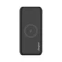 Energizer QE10009PQ Power Bank Batería Externa 10000 mAh con Carga Inalámbrica Qi y USB-C, Polímero de Litio, Negro, 20W