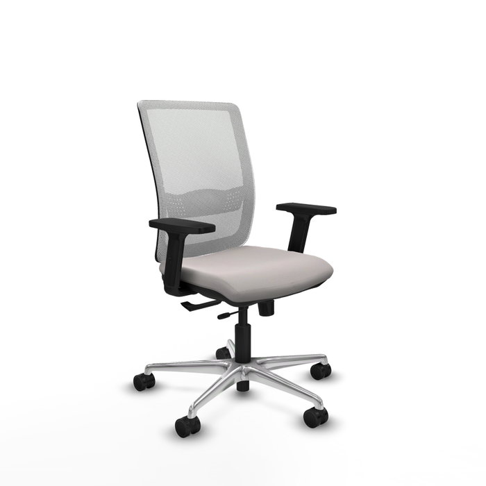 PIQUERAS Y CRESPO Silla de oficina Haches Blanco con mecanismo Sincro/Traslack PIQUERAS Y CRESPO Silla de oficina Haches Blanco con mecanismo Sincro/Traslack