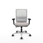PIQUERAS Y CRESPO Silla de oficina Haches Blanco con mecanismo Sincro/Traslack