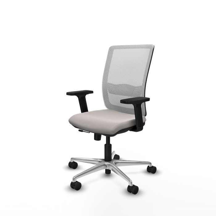 PIQUERAS Y CRESPO Silla de oficina Haches Blanco con mecanismo Sincro/Traslack PIQUERAS Y CRESPO Silla de oficina Haches Blanco con mecanismo Sincro/Traslack