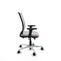 PIQUERAS Y CRESPO Silla de oficina Haches Blanco con mecanismo Sincro/Traslack