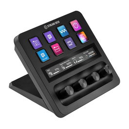 Elgato Stream Deck + Panel de control para streaming con 8 botones LCD programables Negro