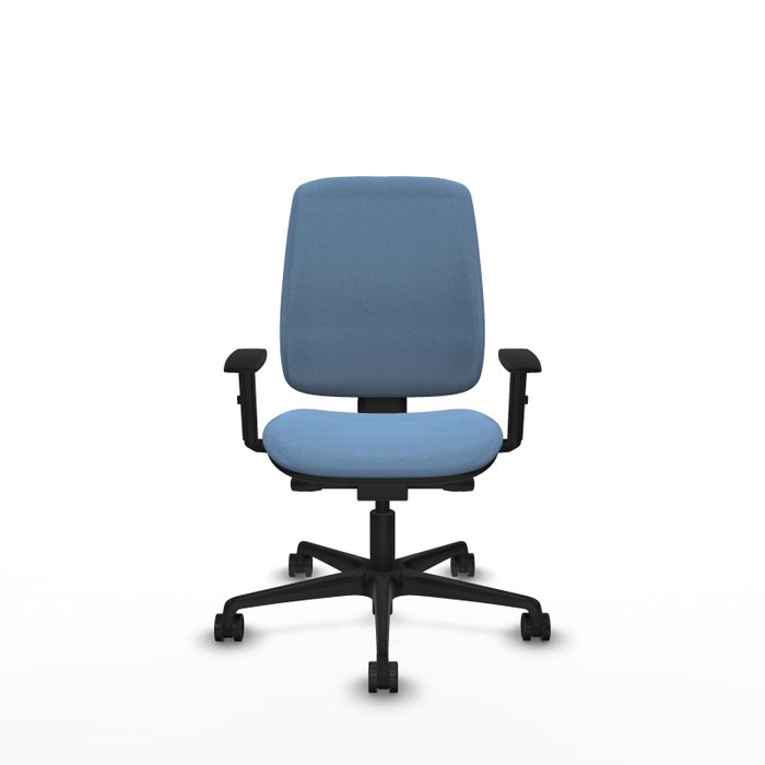 PIQUERAS Y CRESPO Silla de oficina Alares, Tela Azul cielo, Mecanismo Sincro/Traslack, Brazos 1D PIQUERAS Y CRESPO Silla de oficina Alares, Tela Azul cielo, Mecanismo Sincro/Traslack, Brazos 1D