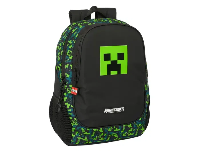 Safta Mochila Escolar Minecraft TNT Adaptable a Carro Safta Mochila Escolar Minecraft TNT Adaptable a Carro