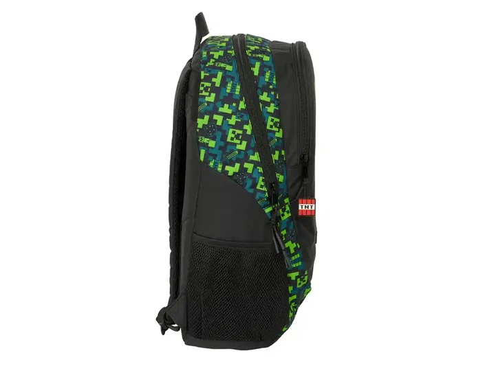 Safta Mochila Escolar Minecraft TNT Adaptable a Carro Safta Mochila Escolar Minecraft TNT Adaptable a Carro