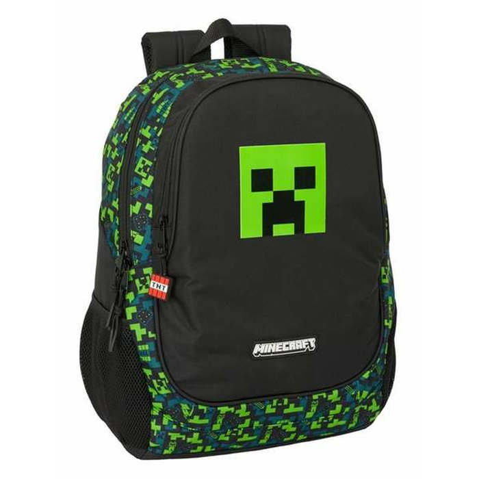 Safta Mochila Escolar Minecraft TNT Adaptable a Carro Safta Mochila Escolar Minecraft TNT Adaptable a Carro