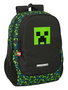 Safta Mochila Escolar Minecraft TNT Adaptable a Carro 32x44x16cm, Diseño Bloque Explosivo, Ideal para Niños Mayores de 3 Años