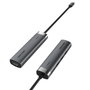 Vention Docking USB Tipo-C TGMHB con 3xUSB, 1xHDMI 4K y 1xUSB Tipo-C PD, Gris