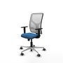 PIQUERAS Y CRESPO Silla de oficina Motilla con mecanismo Sincro Azul claro y Blanco