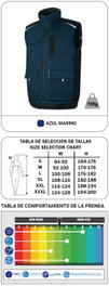 NERTHU Chaleco Náutico para Frío Azul Marino M