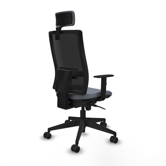 PIQUERAS Y CRESPO Silla de oficina Horna Gris y Negro PIQUERAS Y CRESPO Silla de oficina Horna Gris y Negro