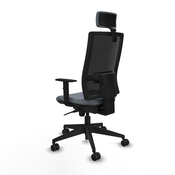 PIQUERAS Y CRESPO Silla de oficina Horna Gris y Negro PIQUERAS Y CRESPO Silla de oficina Horna Gris y Negro