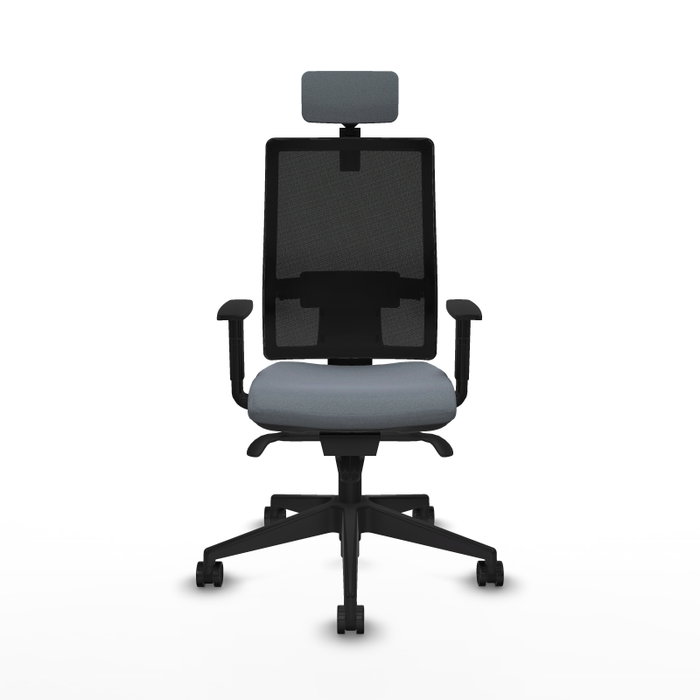 PIQUERAS Y CRESPO Silla de oficina Horna Gris y Negro PIQUERAS Y CRESPO Silla de oficina Horna Gris y Negro