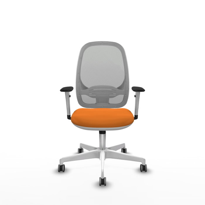PIQUERAS Y CRESPO Silla de oficina Cilanco Naranja y Gris