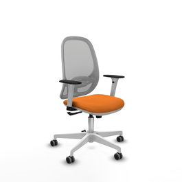 PIQUERAS Y CRESPO Silla de oficina Cilanco Naranja y Gris