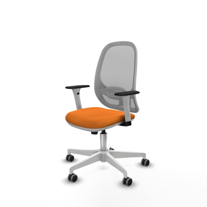 PIQUERAS Y CRESPO Silla de oficina Cilanco Naranja y Gris