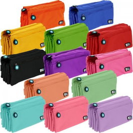 GRAFOPLAS DISEÑO Exp 15 Portatodos Cuádruples Bits & Bots Colores Surtidos