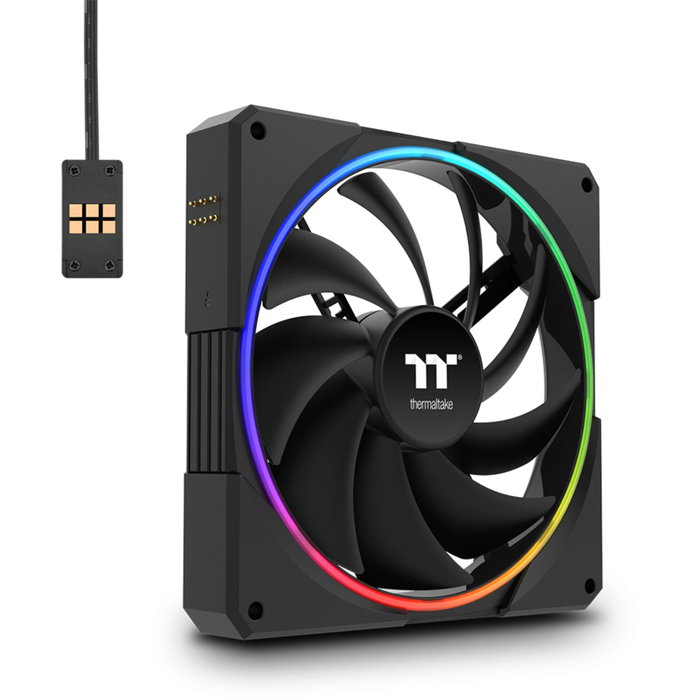 Thermaltake TS140 Black Ventilador 14cm Negro Pack de 3 Thermaltake TS140 Black Ventilador 14cm Negro Pack de 3