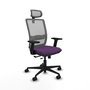 PIQUERAS Y CRESPO Silla de oficina Haches Morado y Gris