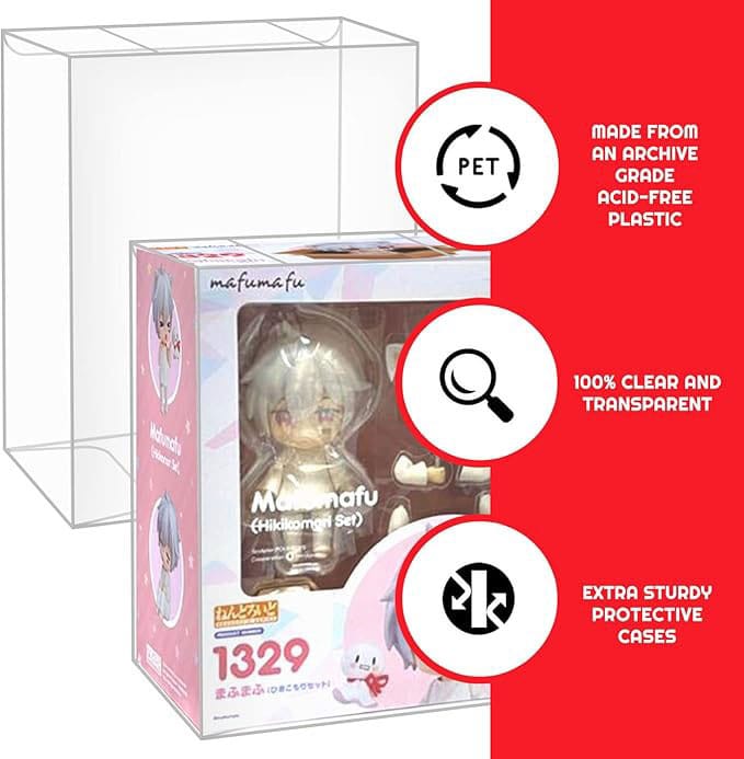 Caja de PET pack de 10 Protector para figuras Nendoroid
