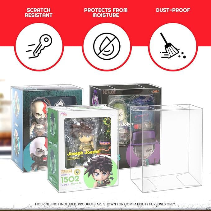 Caja de PET pack de 10 Protector para figuras Nendoroid