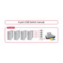 DeLOCK 87634 Conmutador USB 2.0 de 4 Puertos Manual