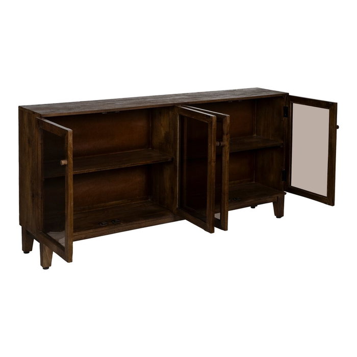 Ixia Aparador de Madera de Mango Marrón 180 x 35 x 87 cm