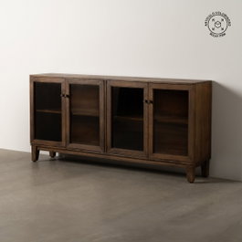 Ixia Aparador de Madera de Mango Marrón 180 x 35 x 87 cm