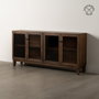 Ixia Aparador de Madera de Mango Marrón 180 x 35 x 87 cm