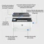 HP LaserJet Pro 3102fdn Multifunción Láser Monocromo con Fax y Dúplex Automático